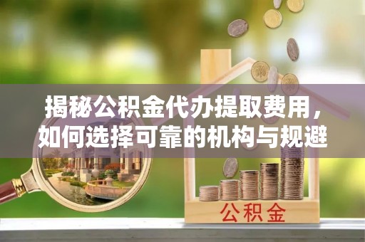 水上揭秘公积金代办提取费用，如何选择可靠的机构与规避潜在风险